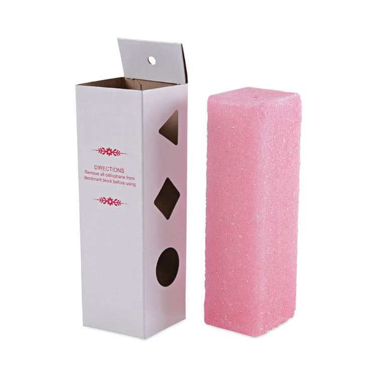 BOARDWALK Deodorizing Para Wall Blocks, 24 oz, Pink, Cherry, 6/Box (BWKW24)