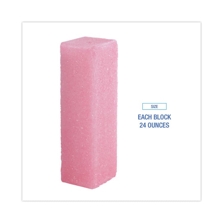 BOARDWALK Deodorizing Para Wall Blocks, 24 oz, Pink, Cherry, 6/Box (BWKW24) thumbnail 2