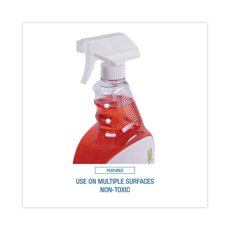 BOARDWALK Natural All Purpose Cleaner, Unscented, 32 oz Spray Bottle, 12/Carton (BWK47112) thumbnail 4
