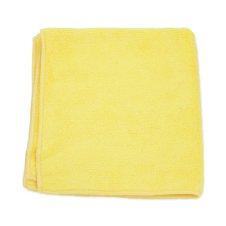 HOSPECO MicroWorks Microfiber Towels, 12 x 12, Yellow, Dozen (HOS2501YDZ)
