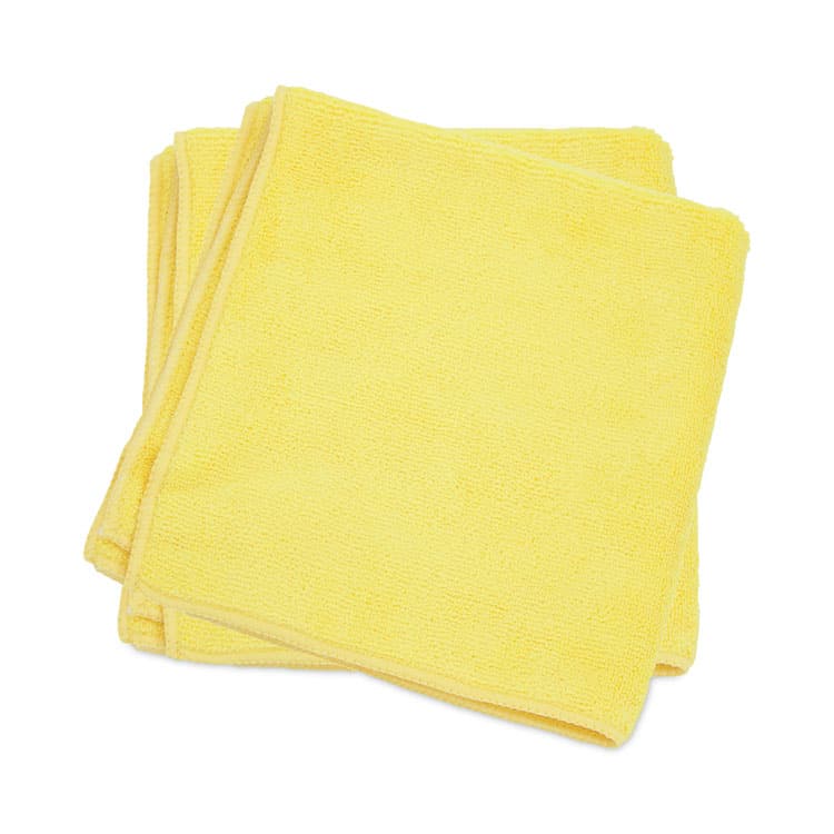 HOSPECO MicroWorks Microfiber Towels, 12 x 12, Yellow, Dozen (HOS2501YDZ) thumbnail 2