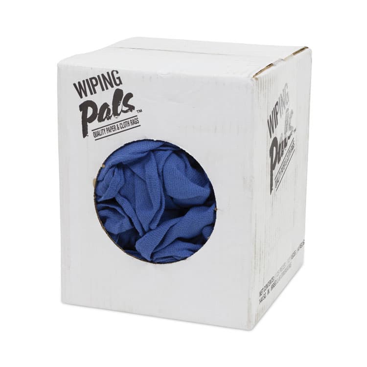 HOSPECO Reclaimed Surgical Huck Towels, Blue, 5 lb/Carton (HOS53905) thumbnail 2