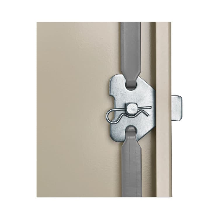 ALERA Assembled 78" High Heavy-Duty Welded Storage Cabinet, Four Adjustable Shelves, 36w x 24d, Putty (ALECM7824PY) thumbnail 4