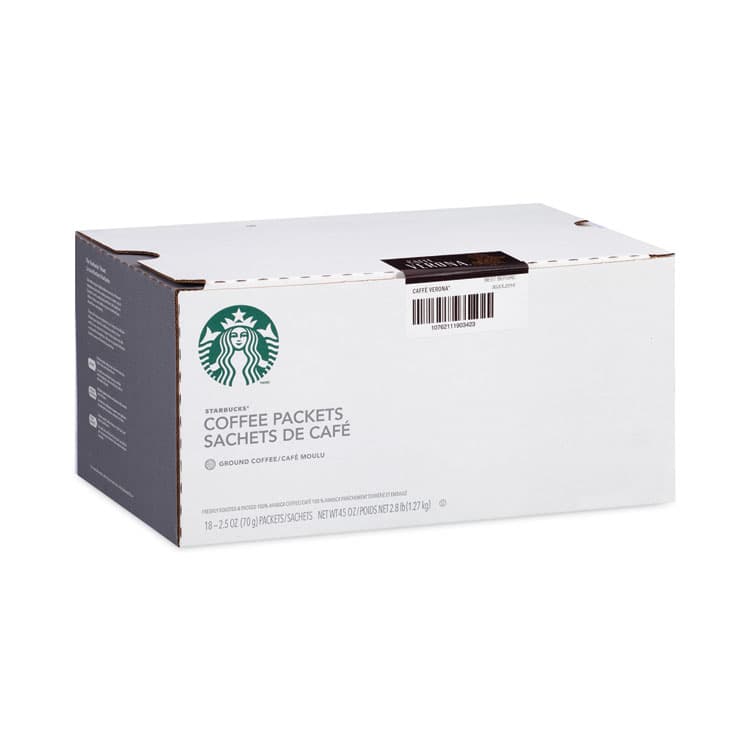 STARBUCKS COFFEE COMPANY Coffee, Caffe Verona, 2.5 oz Packet, 18/Box (SBK11018192) thumbnail 2
