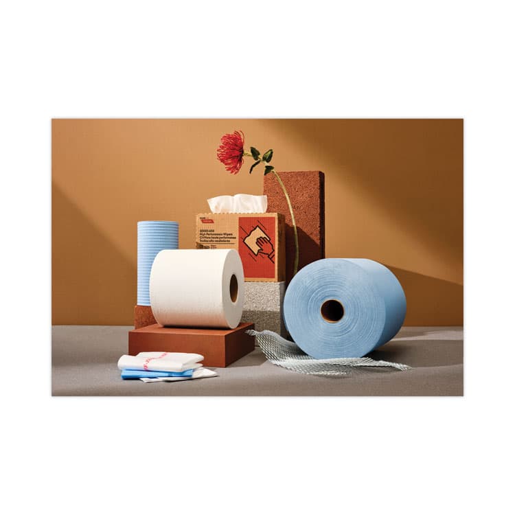 CASCADES TISSUE GROUP Tuff-Job Spunlace Towels, Pop Up Box, 9.75 x 16.75, White, 100/Box, 10 Boxes/Carton (CSDW710) thumbnail 3