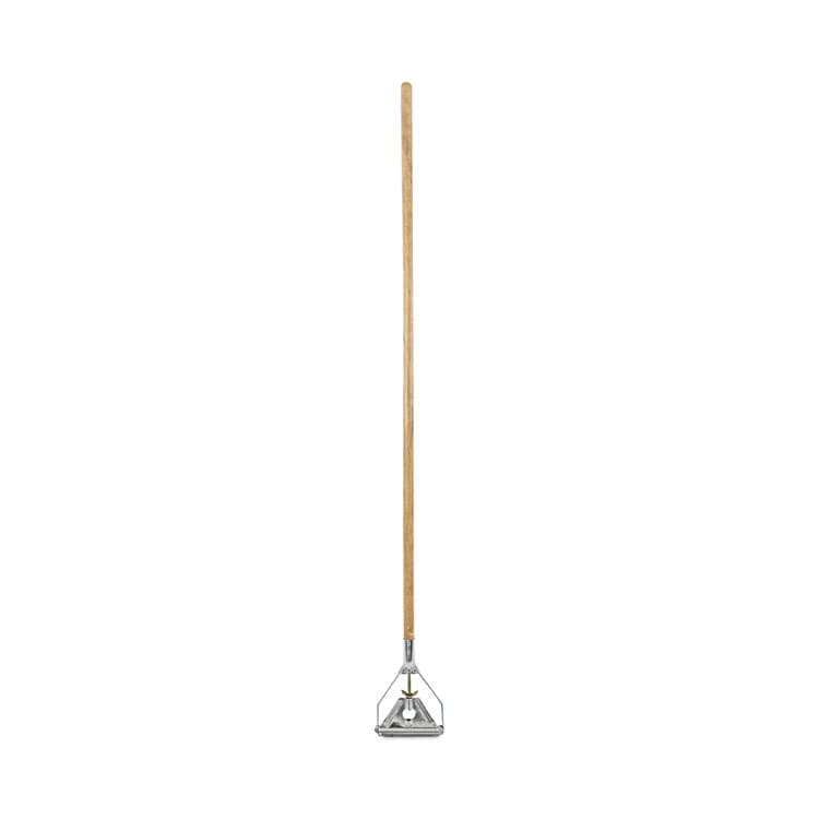 BOARDWALK Quick Change Metal Head Wooden Mop Handle, Junior, 54", Natural (BWK601)