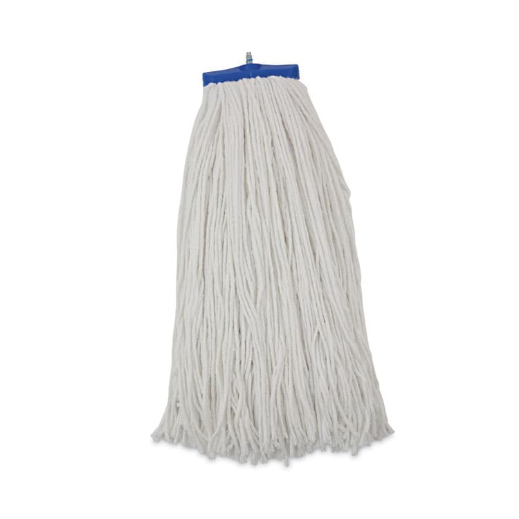 BOARDWALK Cut-End Lie-Flat Wet Mop Head, Rayon, 24 oz, White (BWK724REA)