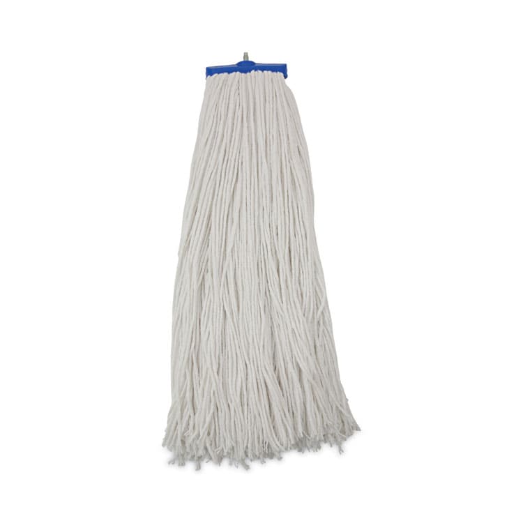 BOARDWALK Mop Head, Economical Lie-Flat Head, Rayon Fiber, 32 oz, White, 12/Carton (BWK732R)