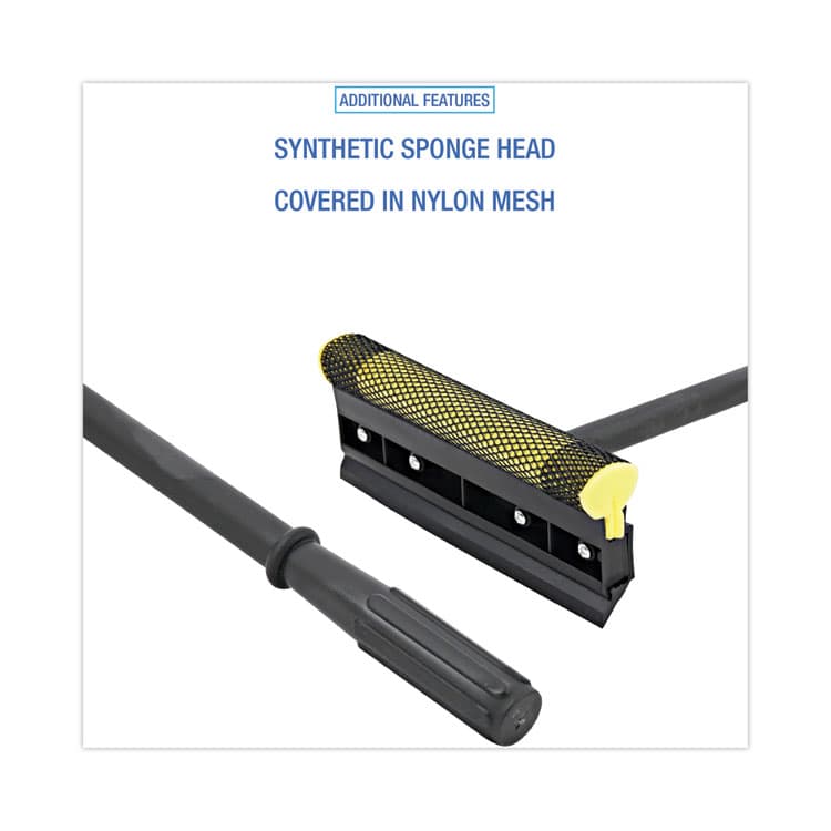 BOARDWALK General-Duty Squeegee, 8" Wide Blade, 16" Handle (BWK816) thumbnail 3