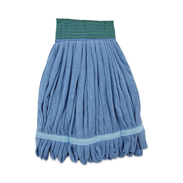 BOARDWALK Microfiber Looped-End Wet Mop Heads, Medium, Blue, 12/Carton, 12/Carton (BWKMWTMBCT)