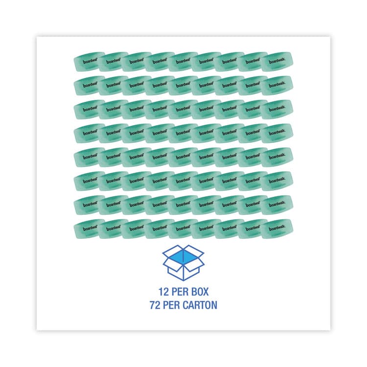 BOARDWALK Toilet Bowl Clip, Cucumber Melon Scent, Green, 72/Carton (BWKCLIPCMECT) thumbnail 4