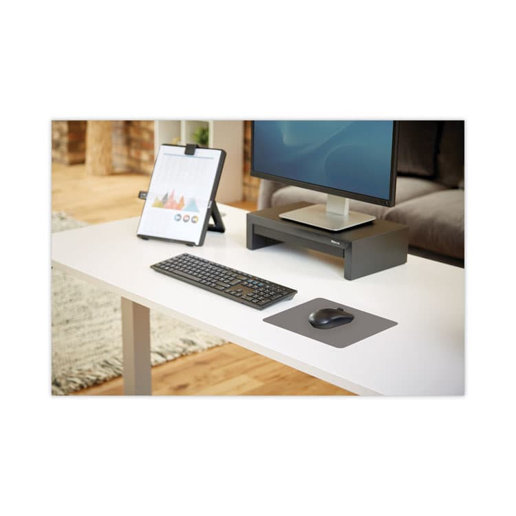 FELLOWES MFG. CO. Ultra Thin Mouse Pad with Microban Protection, 9 x 7, Graphite (FEL5908201) thumbnail 4