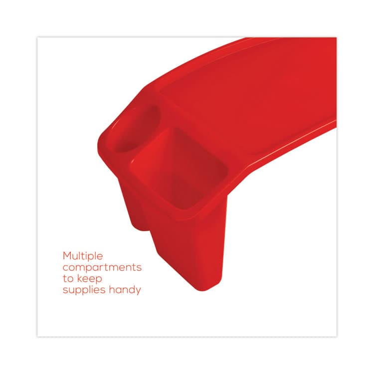 DEFLECTO CORPORATION Antimicrobial Lap Desk, Rectangular, 23.35w x 12d x 8.53h, Red (DEF39502RED) thumbnail 2