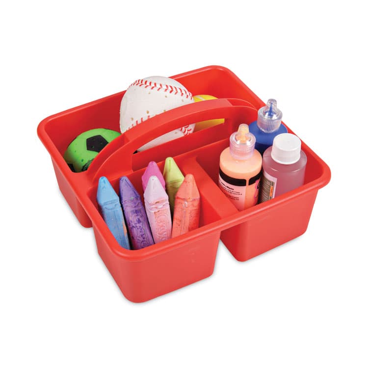 DEFLECTO CORPORATION Antimicrobial Creativity Storage Caddy, Red (DEF39505RED) thumbnail 4