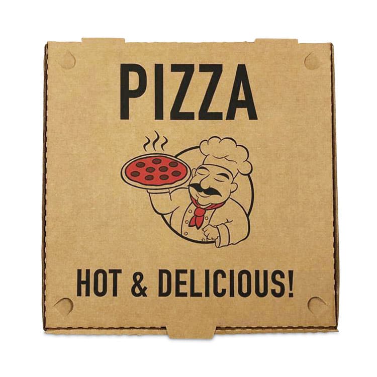 REMCODA LLC Pizza Boxes, 10 x 10 x 2, Brown, Paper, 50/Pack (RMA661631253304) thumbnail 2