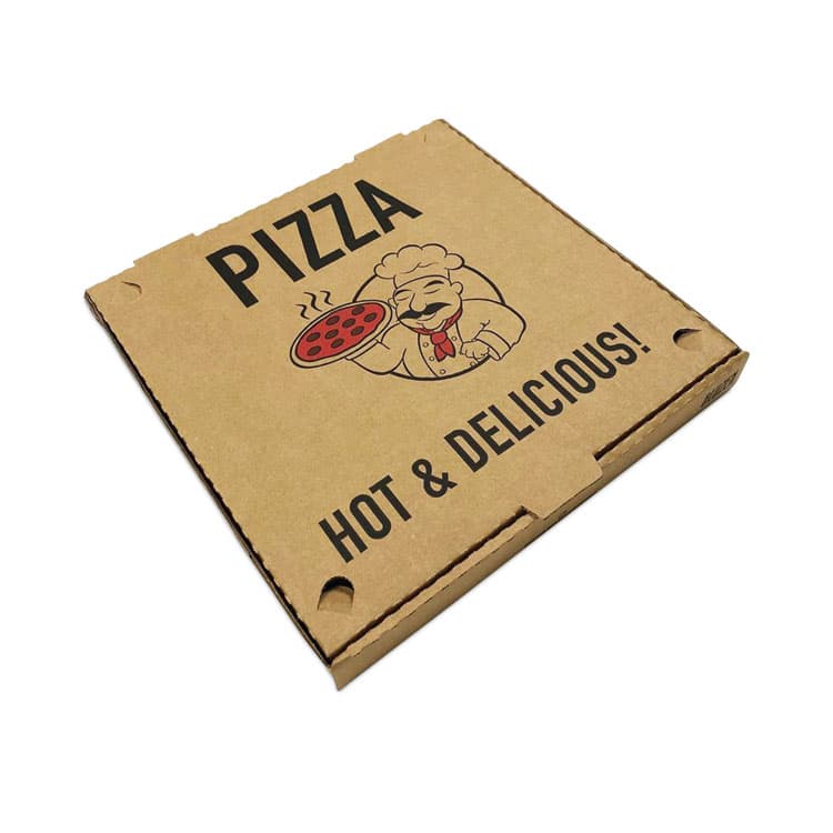 REMCODA LLC Pizza Boxes, 10 x 10 x 2, Brown, Paper, 50/Pack (RMA661631253304)