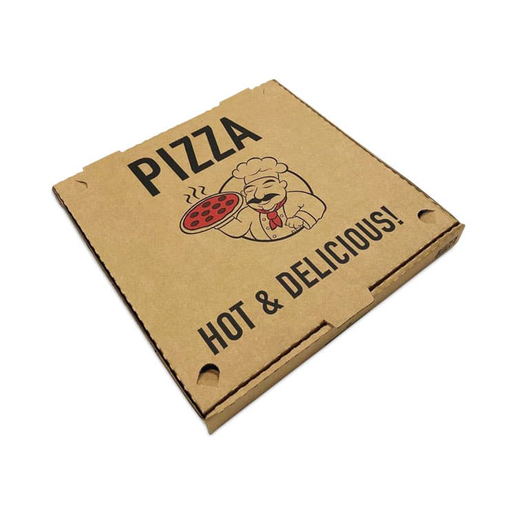 REMCODA LLC Pizza Boxes, 12 x 12 x 2, Brown, Paper, 50/Pack (RMA661631253311)