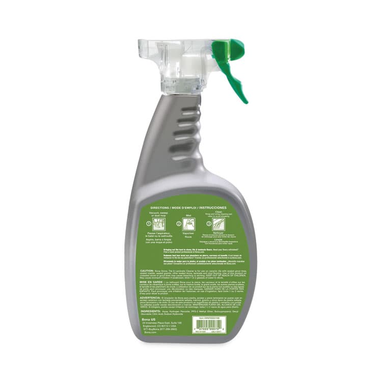BONA US Stone, Tile and Laminate Floor Cleaner, Fresh Scent, 32 oz Spray Bottle (BNAWM700051188) thumbnail 2