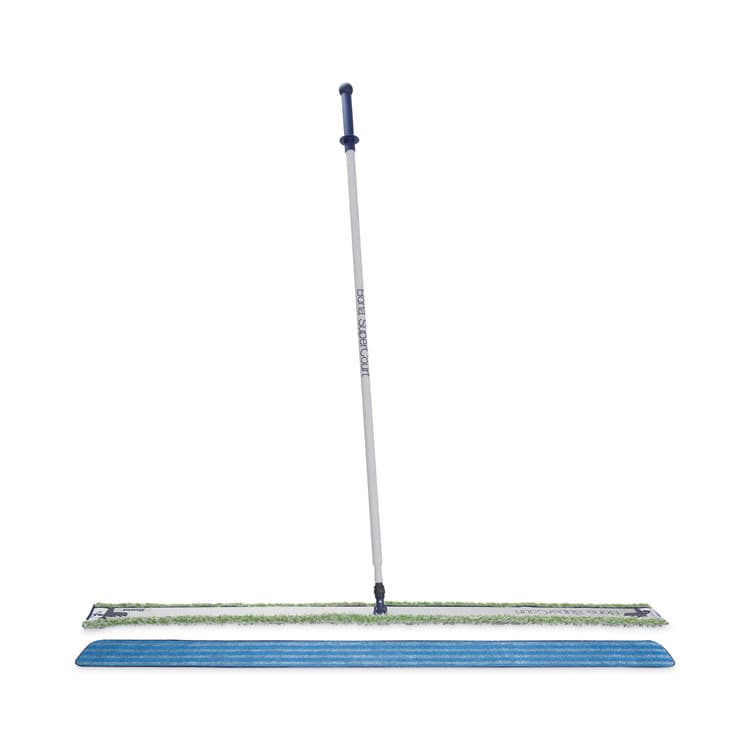 BONA US SuperCourt Athletic Floor Care System, 60" Microfiber Head, 66" Silver/Blue Aluminum Handle (BNAWM710013471) thumbnail 2