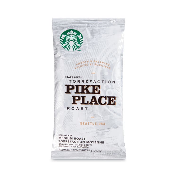 STARBUCKS COFFEE COMPANY Coffee, Pike Place, 2.5oz, 18/Box (SBK11018197) thumbnail 2