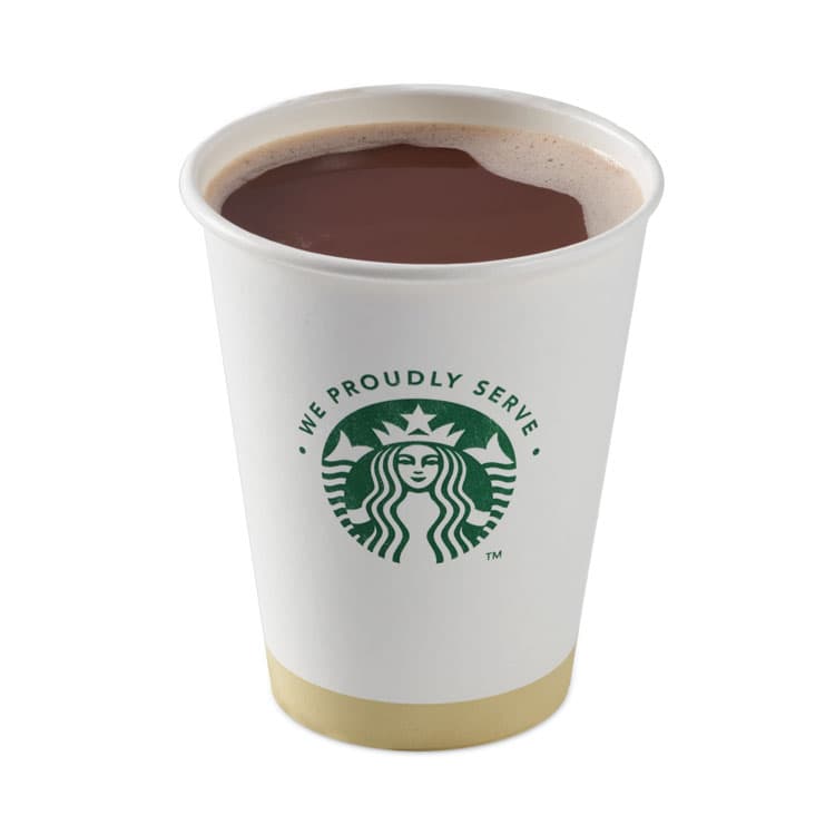 STARBUCKS COFFEE COMPANY Hot Cups, 12 oz, Paper, White with Green Starbucks Logo, 1,000/Carton (SBK11098806) thumbnail 4