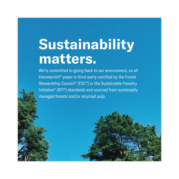 HAMMERMILL/HP EVERYDAY PAPERS Fore Multipurpose Print Paper, 96 Bright, 24 lb Bond Weight, 11 x 17, White, 500/Ream (HAM102848) thumbnail 4