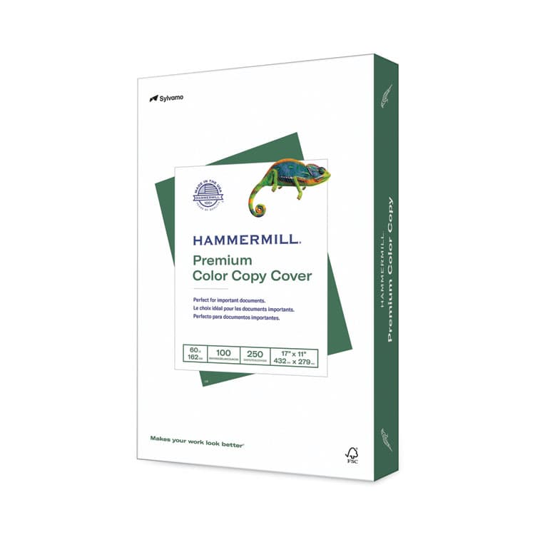 HAMMERMILL/HP EVERYDAY PAPERS Premium Color Copy Cover, 100 Bright, 60 lb Cover Weight, 17 x 11, 250/Pack (HAM122556)