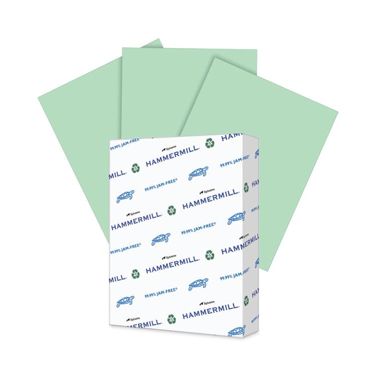 HAMMERMILL/HP EVERYDAY PAPERS Colors Print Paper, 20 lb Bond Weight, 8.5 x 11, Green, 500/Ream (HAM103366)