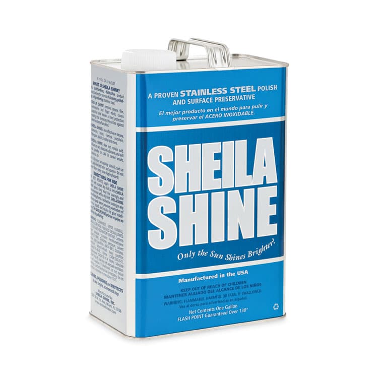 SHEILA SHINE, . Stainless Steel Cleaner and Polish, 1 gal Can, 4/Carton (SSI4CT) thumbnail 2