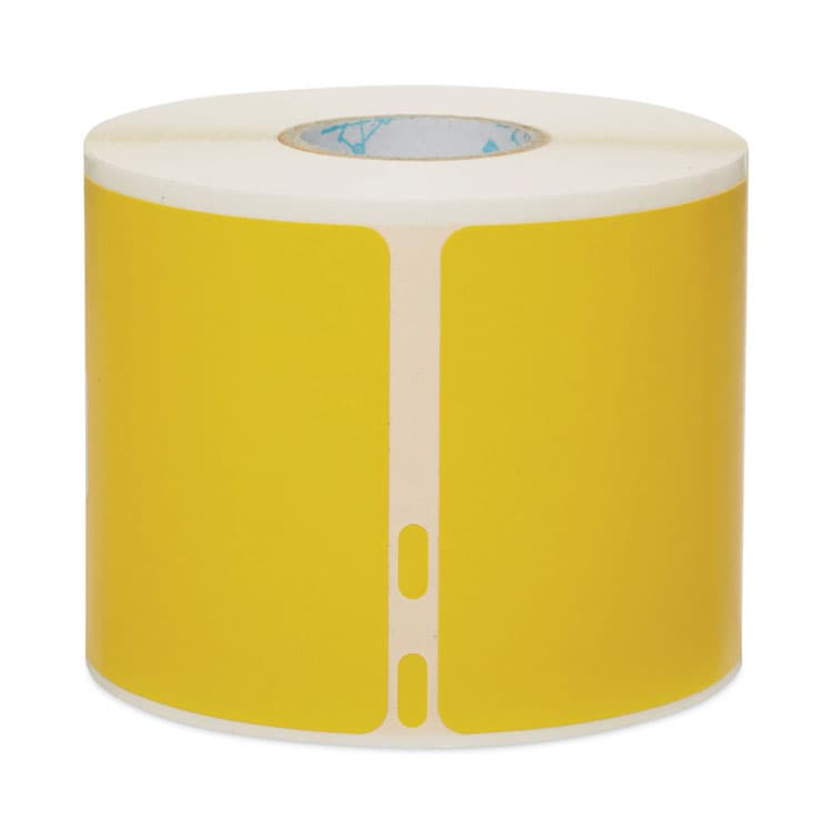 DYMO LabelWriter Name Badge/Shipping Labels, 2.13", Black on Yellow, 220 Labels/Roll (DYM2133382)