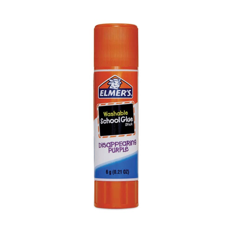 ELMER'S PRODUCTS, . Disappearing Purple School Glue Stick, 0.21 oz, Dries Clear, 12/Pack (EPIE1559)