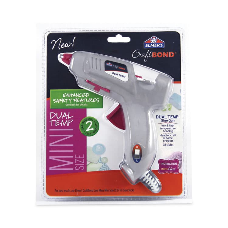 ELMER'S PRODUCTS, . Mini Hot Glue Gun, 20 W (EPIE6049)