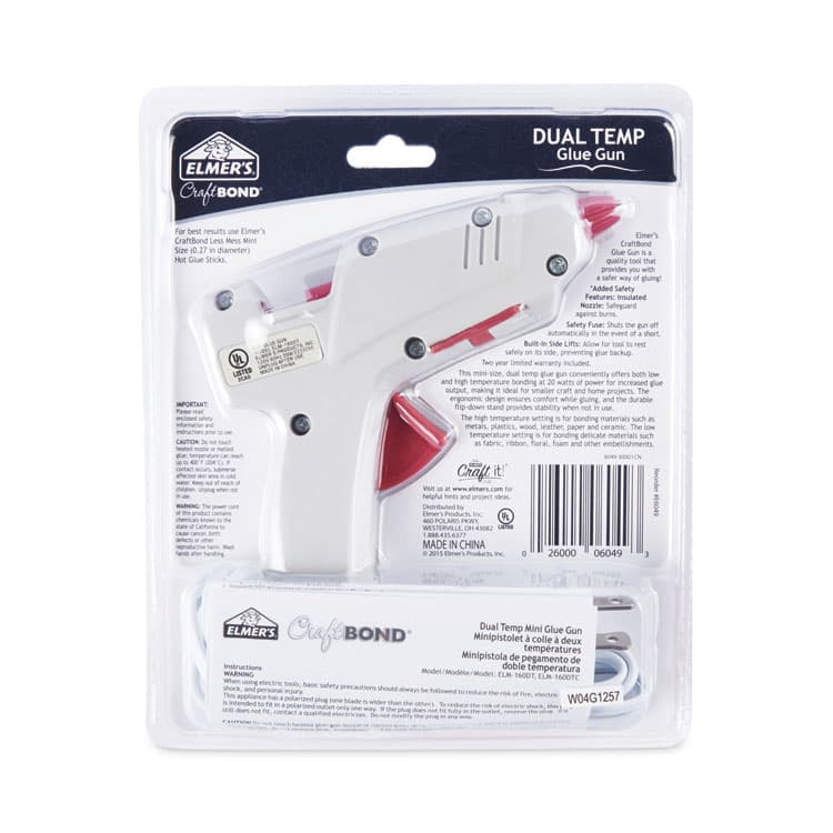 ELMER'S PRODUCTS, . Mini Hot Glue Gun, 20 W (EPIE6049) thumbnail 3