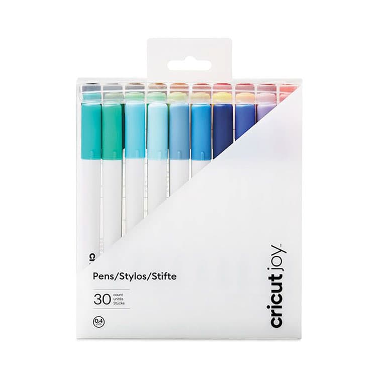 PROVO CRAFT & NOVELTY, . Joy Porous Point Pen, Stick, Fine 0.4 mm, Assorted Ink Colors, White Barrel, 30/Set (CCU2008801)