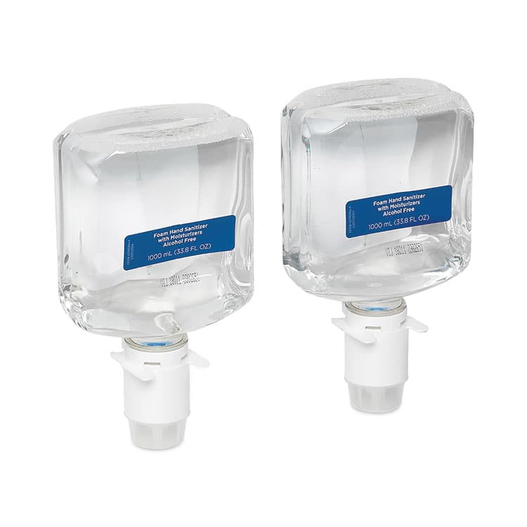 GEORGIA PACIFIC enMotion Gen2 Moisturizing Foam Hand Sanitizer Dispenser Refill, 1,000 mL, Fragrance-Free, 2/Carton (GPC42338)