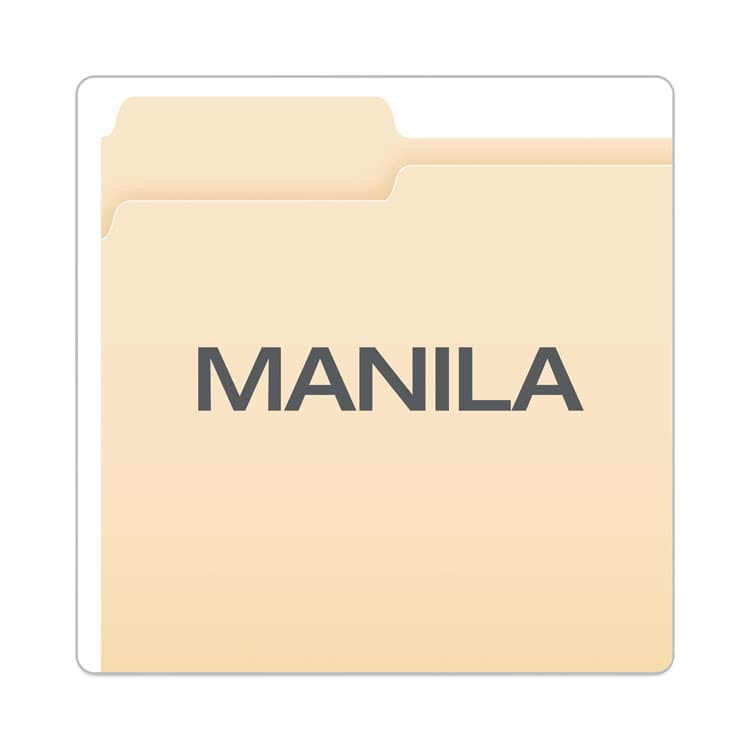 TOPS BUSINESS FORMS Hanging File Folder Combo Kit, Letter Size, (25) 1/5-Cut Standard Green Hanging Folders, (50) 1/3-Cut Manila File Folders (PFX99200EE) thumbnail 3