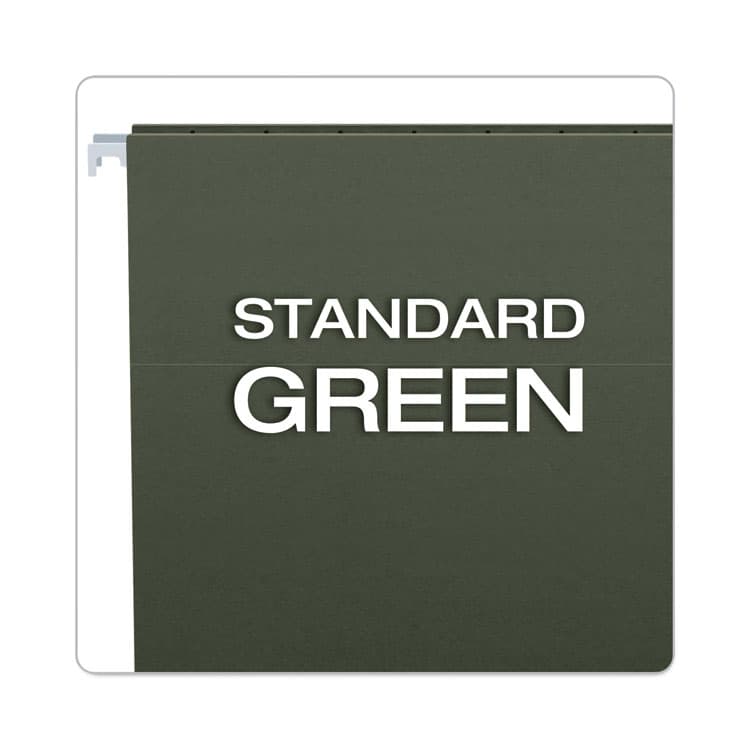 TOPS BUSINESS FORMS Hanging File Folder Combo Kit, Letter Size, (25) 1/5-Cut Standard Green Hanging Folders, (50) 1/3-Cut Manila File Folders (PFX99200EE) thumbnail 4