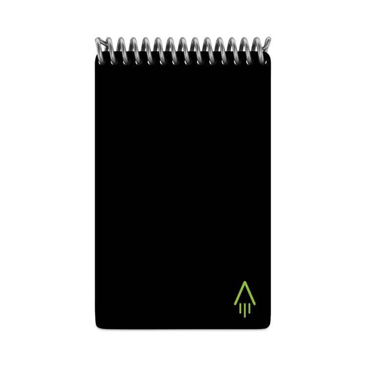 ROCKETBOOK Mini Notepad, Black Cover, Dotted Rule, (24) White 3 x 5 Sheets (RKBEVRMR) thumbnail 2