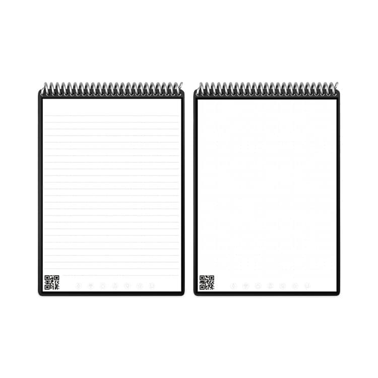 ROCKETBOOK Flip Smart Notepad, Black Cover, Lined/Dotted Rule, (16) White 8.5 x 11 Sheets (RKBFLPLRCA) thumbnail 2