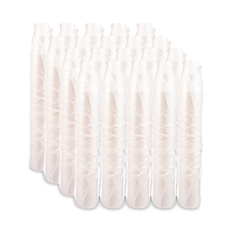 DART Foam Drink Cups, Tapered Bottom, 32 oz, White, 25/Bag, 20 Bags/Carton (DCC32AJ32) thumbnail 4