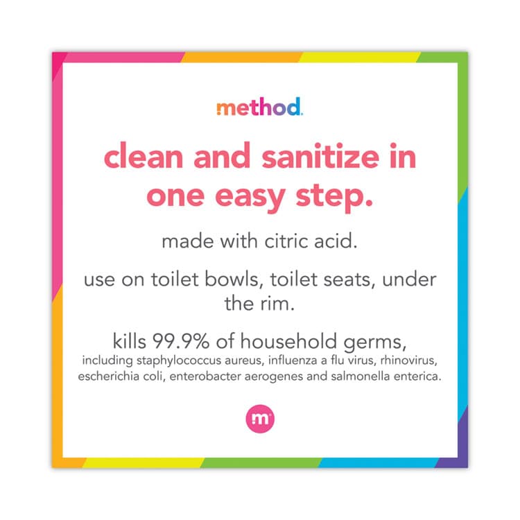 METHOD PRODUCTS . Antibacterial Toilet Cleaner, Spearmint, 24 oz Bottle (MTH01221) thumbnail 3