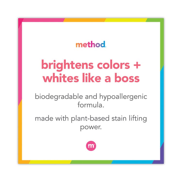 METHOD PRODUCTS . 4X Concentrated Laundry Detergent, Beach Sage, 53.5 oz Bottle, 4/Carton (MTH01489) thumbnail 3