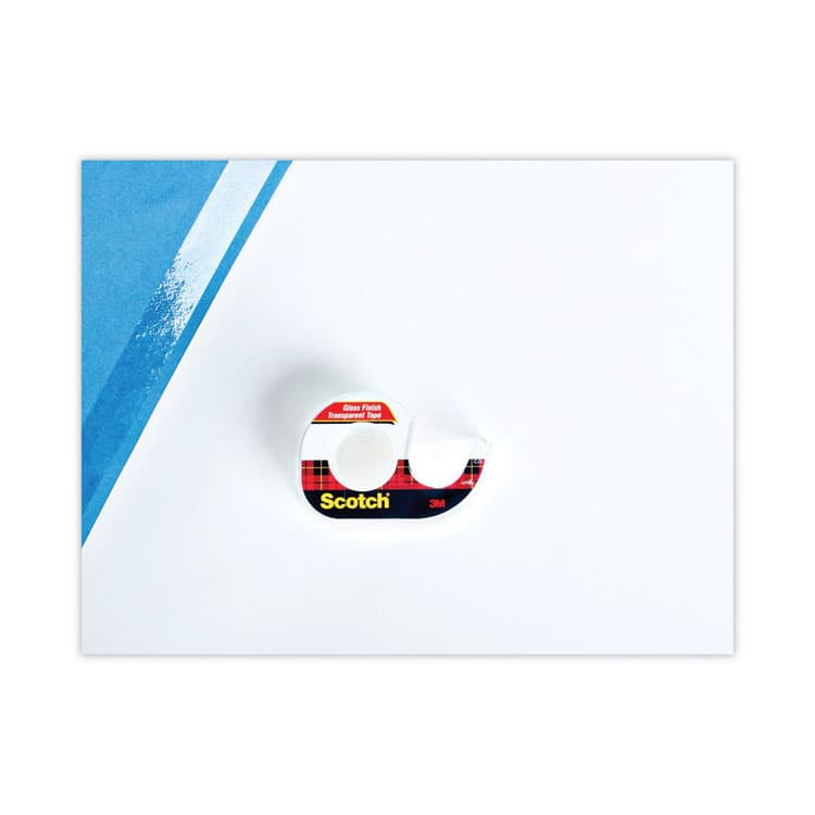 3M/COMMERCIAL TAPE DIV. Transparent Tape In Handheld Dispenser, 1" Core, 0.5" x 37.5 ft, Transparent (MMM144) thumbnail 3