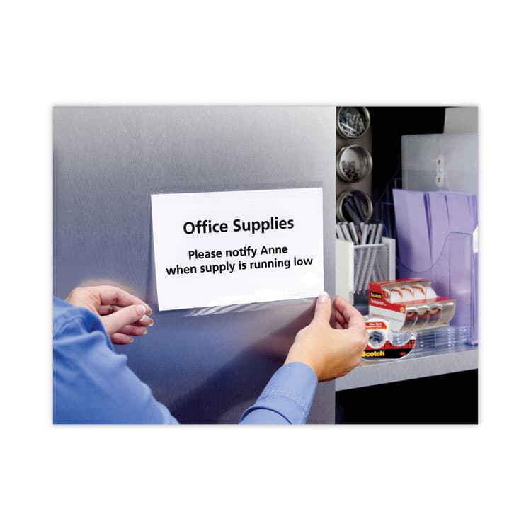 3M/COMMERCIAL TAPE DIV. Transparent Tape In Handheld Dispenser, 1" Core, 0.5" x 37.5 ft, Transparent (MMM144) thumbnail 4