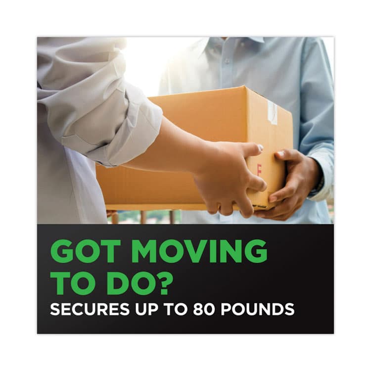 3M/COMMERCIAL TAPE DIV. Tough Grip Moving Packaging Tape with Dispenser, 3" Core, 1.88" x 38.2 yds, Clear, 2/Pack (MMM3500S21RD) thumbnail 2