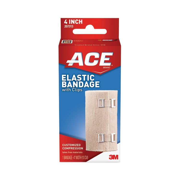 3M/COMMERCIAL TAPE DIV. Elastic Bandage with E-Z Clips, 4 x 64 (MMM207313) thumbnail 2
