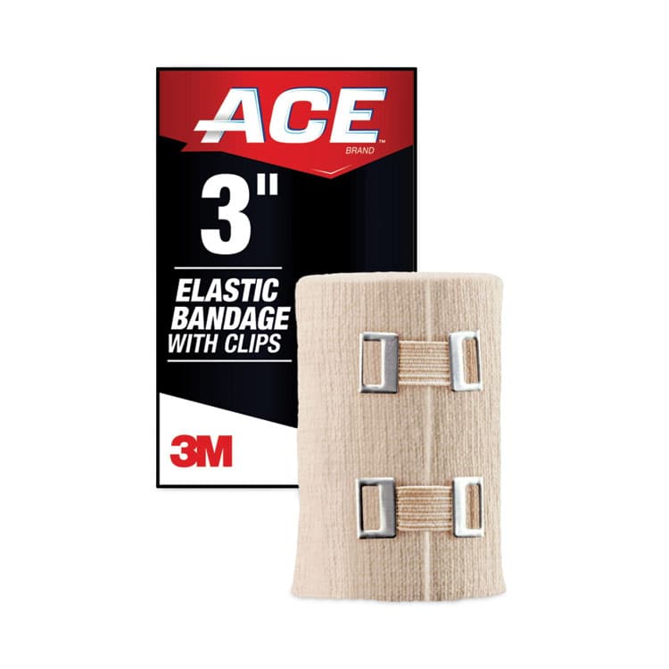 3M/COMMERCIAL TAPE DIV. Elastic Bandage with E-Z Clips, 3 x 64 (MMM207314)