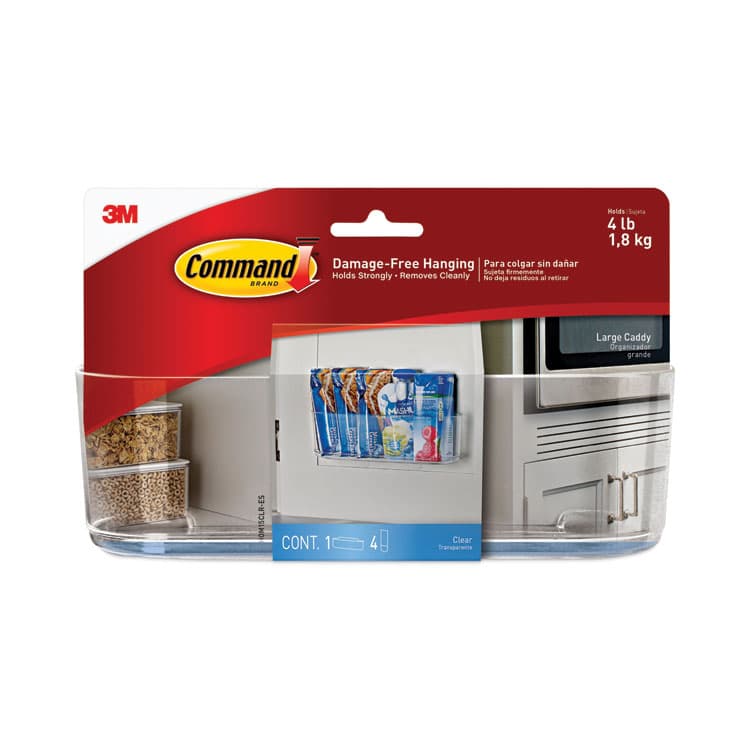 3M/COMMERCIAL TAPE DIV. Large Caddy, 4 lb Capacity, 8.5"w, Clear (MMM70005143550) thumbnail 2