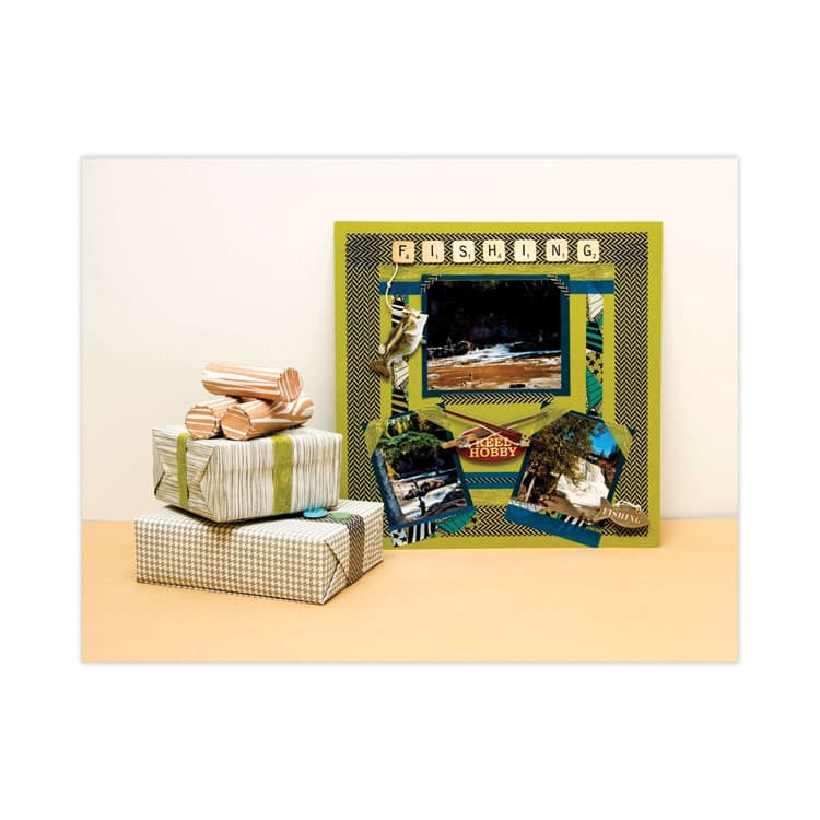 3M/COMMERCIAL TAPE DIV. Expressions Washi Tape, 1.25" Core, 0.59" x 32.75 ft, Green (MMM70005188761) thumbnail 3