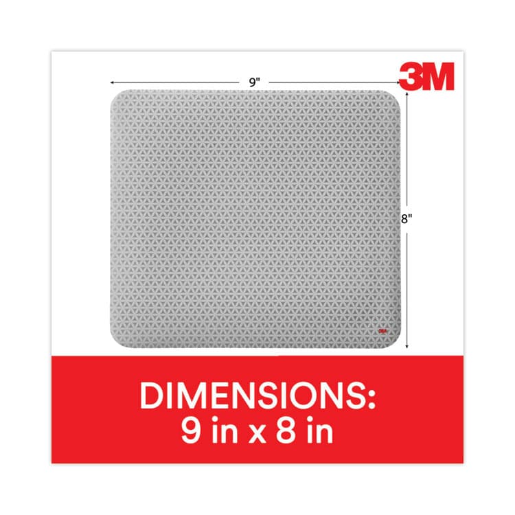3M/COMMERCIAL TAPE DIV. Precise Battery-Saving Mouse Pad with Nonskid Back, 9 x 8, Bitmap Design (MMMMP114BSD1) thumbnail 2
